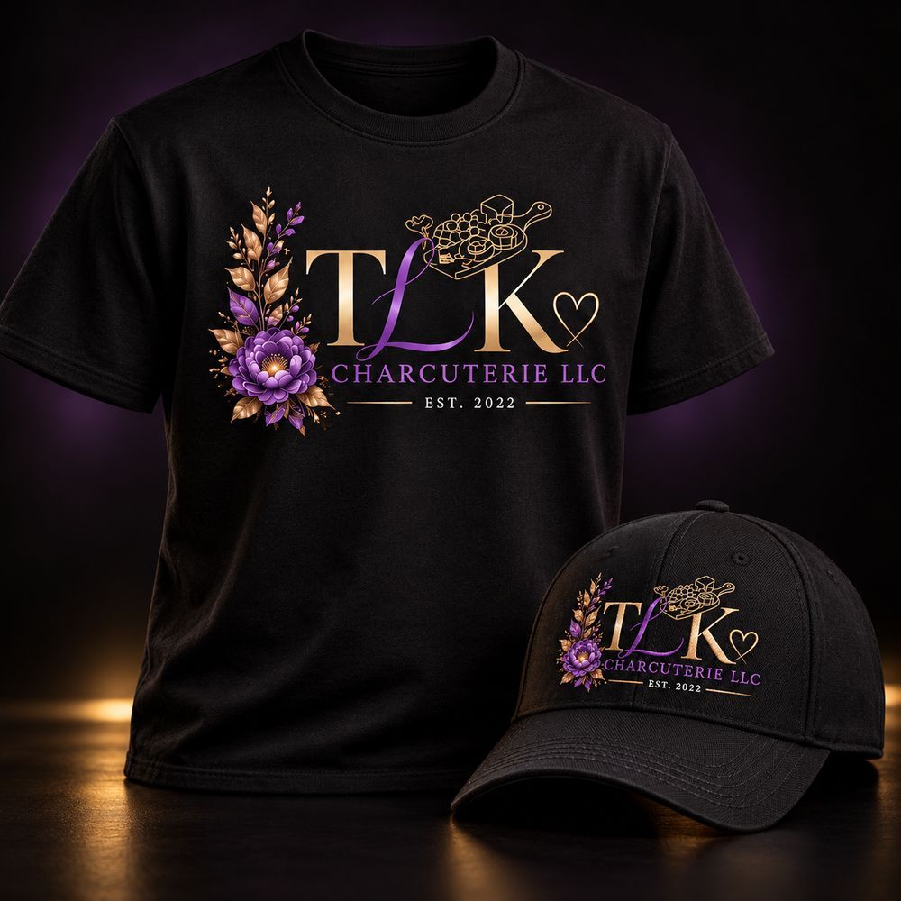 Classic black TLK logo cap